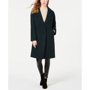 Kendall + Kylie Single Breasted Drop Shoulder Jade Coat Size XL NWT